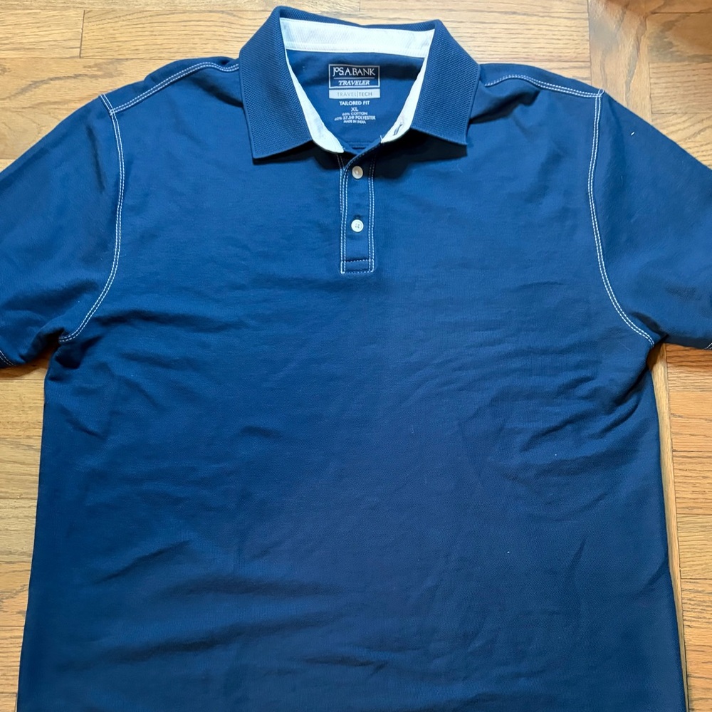 Jos. A. Bank Traveler Polo Shirt – Size XL – Navy Blue